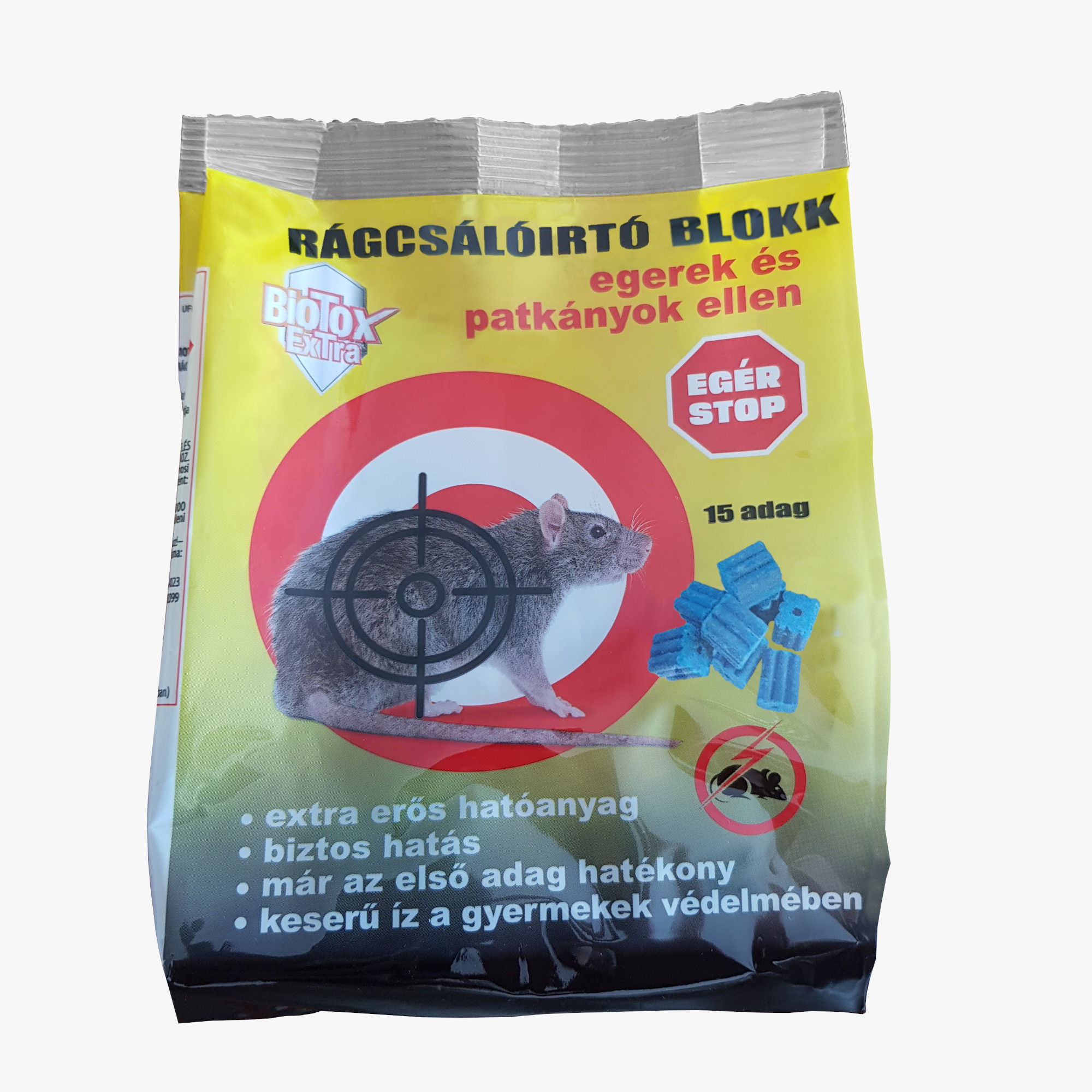 biotoxextrablokk-208a0d6804.jpg Biotox Extra Rágcsálóirtó blokk 300g - Image 1