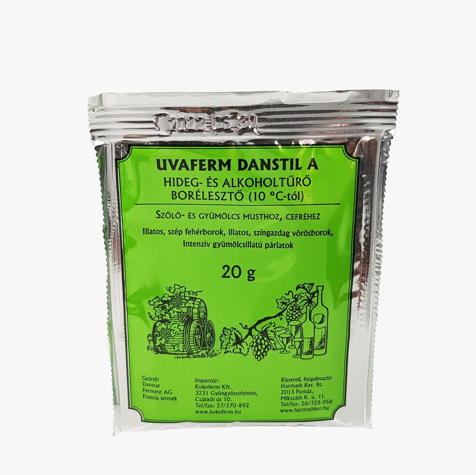 uvafermdanstil-ac254cfc47.jpg Uvaferm Danstil A 20g borélesztő - Image 1