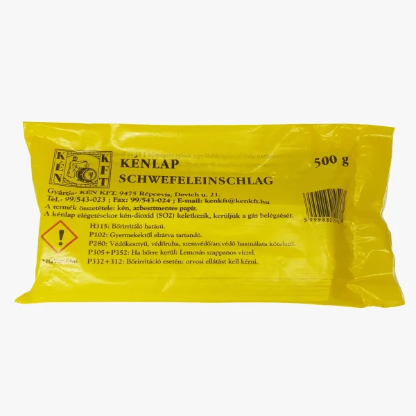 Borászati kénlap 500g