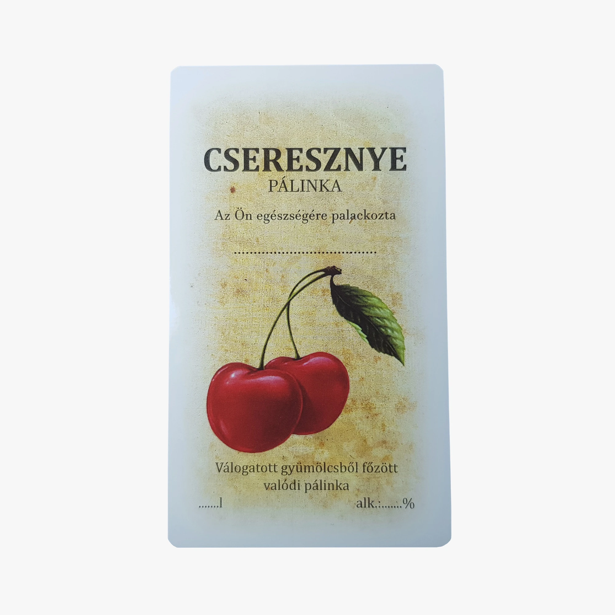 matrica-cseresznye Matrica üvegre cseresznye - Image 1