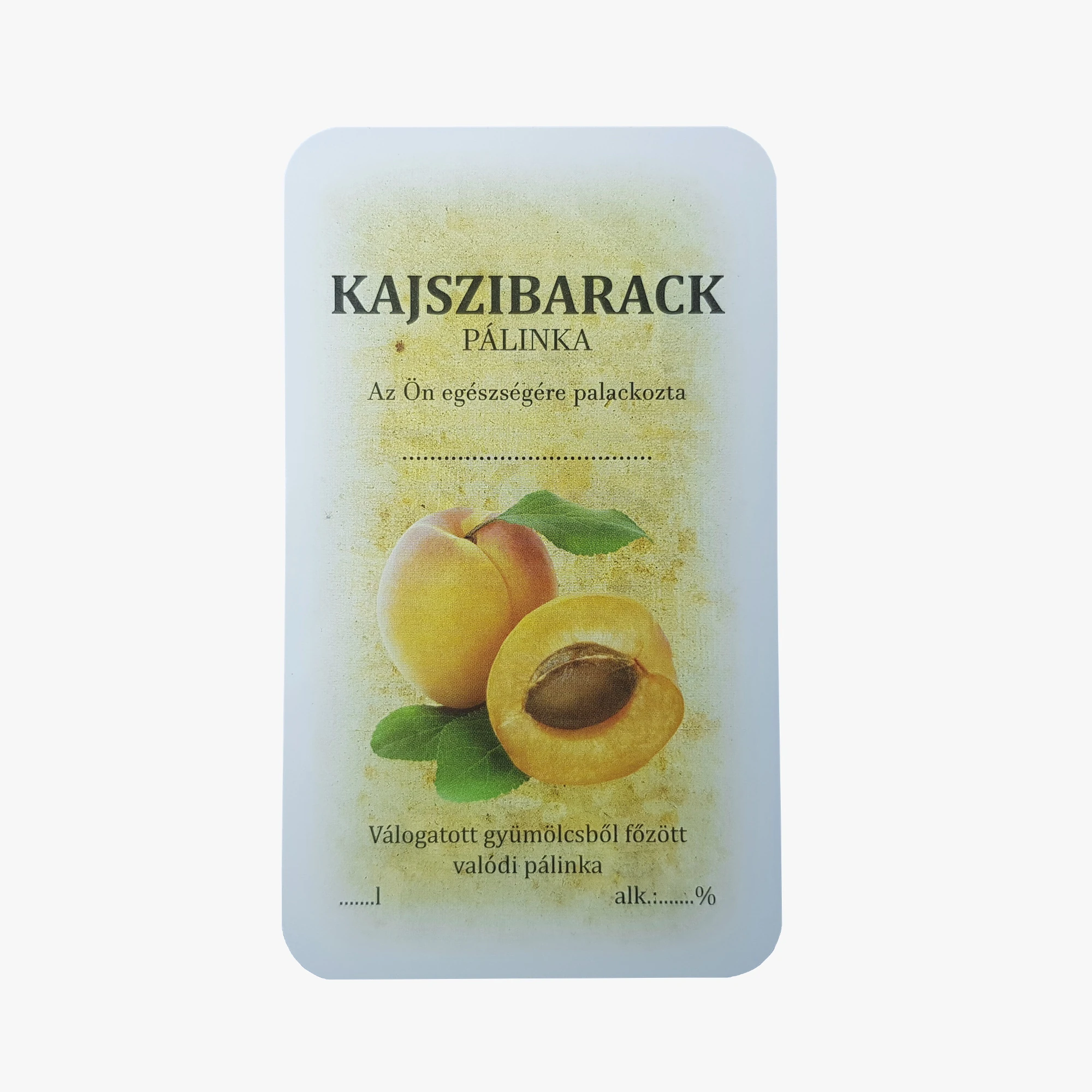 matrica-kajszi Matrica üvegre kajszibarack - Image 1