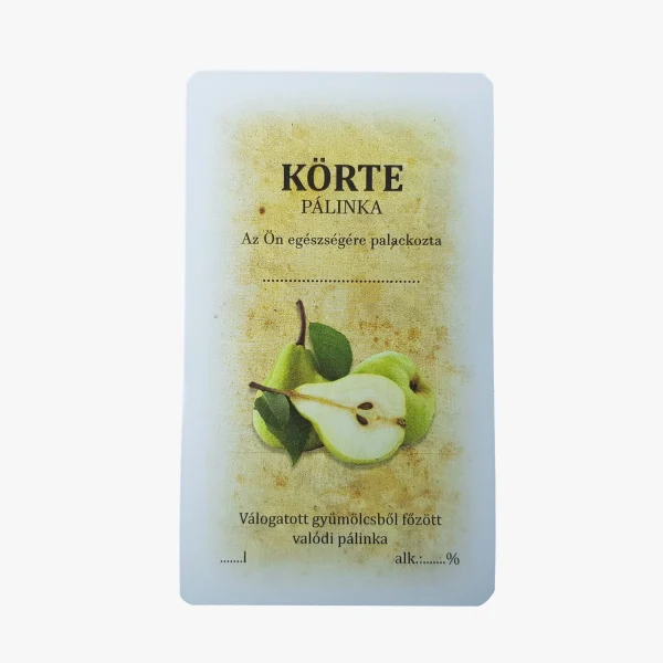 Matrica üvegre körte