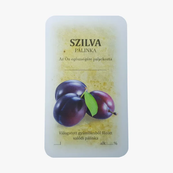 Matrica üvegre szilva